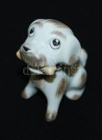 Aquincumi forgó fejű kutya, hibátlan, jelzett 7×6 cm