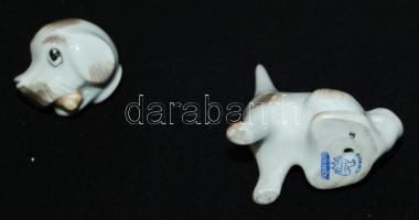 Aquincumi forgó fejű kutya, hibátlan, jelzett 7×6 cm