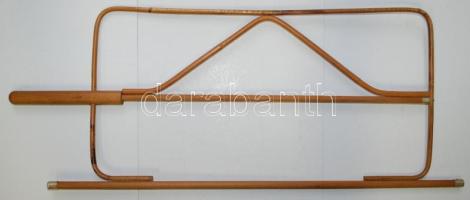 Kávéházi újságolvasó keret / Vintage magazine holder 74x28cm