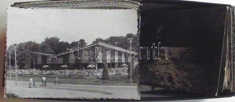 360 db modern, fekete-fehér városképes lap, magyarországi városokról, nagy részük az '50-es évekből