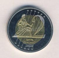 Vatikán 2004. 2&#8364; "II. János Pál" SPECIMEN próbaveret T:PP Vatican 2004. 2 Euro "John Paul II" SPECIMEN trial strike C:PP