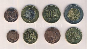 Svédország 2003. 1c - 2&#8364; 8klf darab, próbaveret sor T:PP Sweden 2003. 1 cent - 2 Euro 8 different, Euro trial strike set C:PP