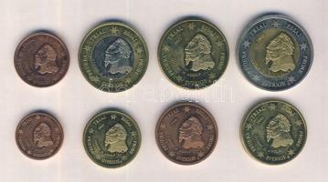 Svédország 2003. 1c - 2&#8364; 8klf darab, próbaveret sor T:PP
Sweden 2003. 1 cent - 2 Euro 8 di...