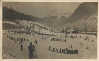 Hofgastein, Wintersportplatz / winer sport field, skiers photo