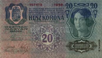 1912. 100K (2x) + 1913. 20K T:II,II-