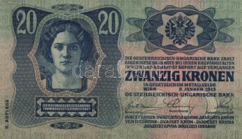 1912. 100K (2x) + 1913. 20K T:II,II-