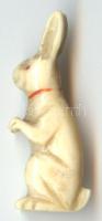 Mini csont nyuszi, kézi faragás, hibátlan, 2,5 cm