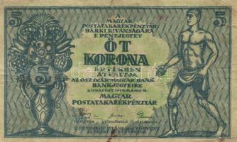 1919. 5K "Osztrák-Magyar Bank..." T:III-