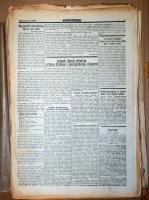 Nagy nyomtatvány tétel: 1923-1937 kb. 250db klf újságlap, közte Magyarság, Pesti Napló, Magyar Hírla...