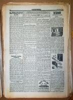 Nagy nyomtatvány tétel: 1923-1937 kb. 250db klf újságlap, közte Magyarság, Pesti Napló, Magyar Hírla...