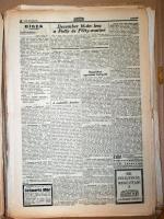 Nagy nyomtatvány tétel: 1923-1937 kb. 250db klf újságlap, közte Magyarság, Pesti Napló, Magyar Hírla...