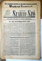1947-1949  11db klf Szabad szó és Magyar Nemzet napilap