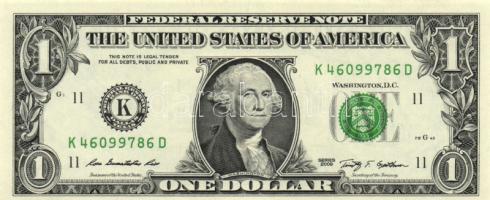 USA 1995. 1$ "L" (2x) + 2003A. 1$ "F" (2x) + 2009. 1$ "K" (2x) + 1$ &q...