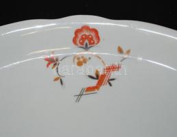~1960 Pajzspecsétes Zsolnay porcelán pecsenyés tál hibátlan állapotban /
Zsolnay chinaware plate 39x...