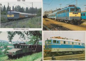 50 db használatlan modern képeslap, (túlnyomórészt) magyar vasút