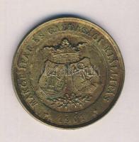 1901. "Makói Ipar és Gazdasági Kiállítás" réz emlékérem (55mm) T:2 ph.