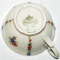 Apró virágokkal díszített hiányos Bavaria porcelán kávéskészlet /
Not complete Bavaria chinaware cof...
