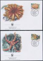 WWF Sea Star 4 on FDC WWF Tengeri csillagok sor 4 FDC-n