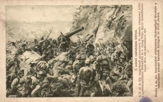 Military WWI Hungarian soldiers and the Long Tom cannon (fl)