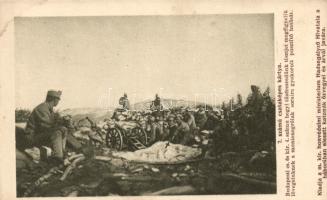 Military WWI Hungarian soldiers artillery unit
