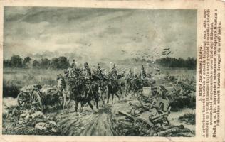 Military WWI Hungarian soldiers against a Russian unit (EK)