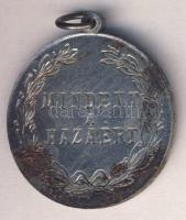 1915. "Mindent A Hazáért 1915" ezüstözött fém emlékérem T:2 F.