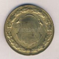Berán Lajos (1882-1943) 1925. "Országos Kézművesipari Tárlat Budapesten" aranyozott Br emlékérem (81mm) T:2 ph.