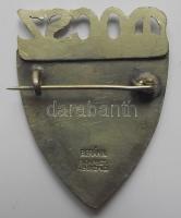 Berán Nándor (1889-1965) DN. "MOCSz - Magyar Országos Céllövő Szövetség" zománcozott hátol...