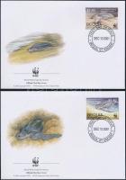 WWF Turtle set on 4 FDC WWF Teknősbéka sor 4 FDC-n