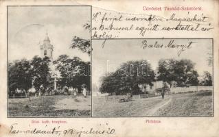 Tasnádszántó Catholic church and parsonage (fa)