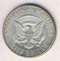 Amerikai Egyesült Államok 1966. 1/2$ Ag "Kennedy" T:2 USA 1966. 1/2 Dollar Ag "Kennedy" C:XF