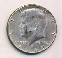 Amerikai Egyesült Államok 1968. 1/2$ Ag "Kennedy" T:2
USA 1968. 1/2 Dollar Ag "Kenned...