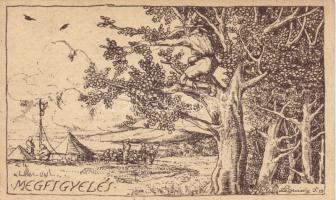 A Magyar Cserkészszövetség az Országos cserkészjáték emlékére s: Légrády