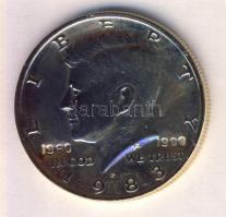 Amerikai Egyesült Államok 1983P. 1/2$ "Kennedy" aranyozva 1960-1980 dátum beütéssel! T:1-
...