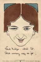 1898 Vörös kutya, vörös ló, vörös asszony egy se jó, humour, Philipp & Kramer