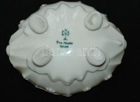 Kézzel festett rózsás jelzett ENS porcelán bonbonier (apró sérülés a rózsán) /
Handpainted  ENS chin...