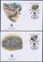 WWF Python set on 4 FDC WWF Piton sor 4 FDC-n