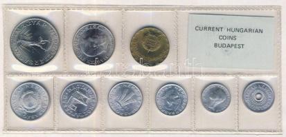 1981. 2f-10Ft 9db klf érmés forgalmi sor fóliatokban T:1