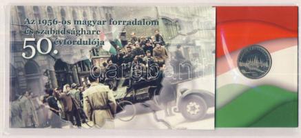 2006. 50Ft "1956-os forradalom" + 500Ft bankjegy "1956-os forradalom" díszcsomagolásban T:BU, I Csak 12.000db!