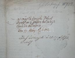 1652 III. Ferdinánd rendelete a cinezett pléh behozatalának tilalmáról, aláírásokkal / 
Charter issu...