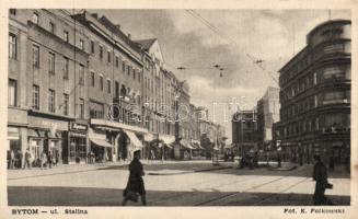 Bytom Slatina street, tram