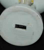 Cca 1960 Sitzendorf porcelán, női bohóc, jelzett, hibátlan, m:19 cm