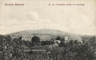 Ménes Viticultural school and chapel (pinhole)