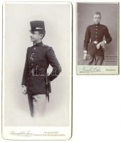 4db katonafotó (3db keményhátú) / 
Vintage photos of soldiers 8x4,5-19,13cm