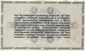 1946. 10.000AP (2x) kétféle + 50.000AP (2x) kétféle + 100.000AP (2x) kétféle + 500.000AP + 1.000.000...