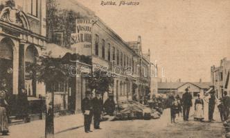 Ruttka Main street, Hotel 'Railway station'