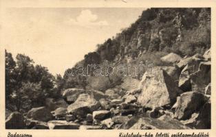 Badacsony Kisfaludy-ház feletti sziklaomladék