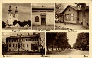 Máriapócs vasútállomás, Tokár Ilona üzlete, Zarándokház (EK)