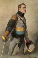 Foil-fencing studentika, s: Georg Mühlberg (EK)