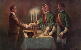 Foil-fencing studentika, s: Georg Mühlberg (wet damage)